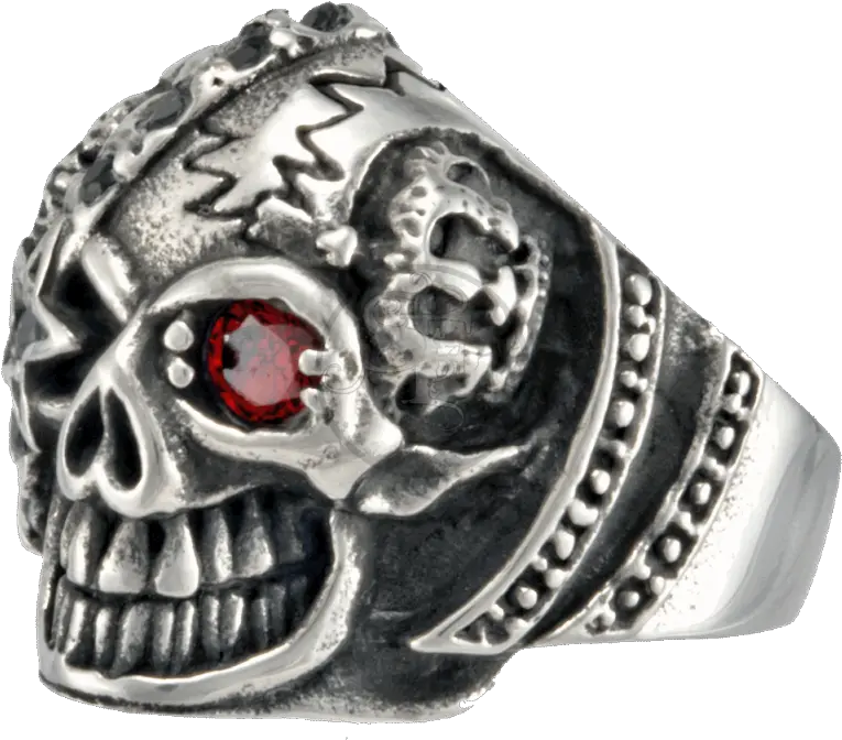 Pirate Skull Eye Patch Biker Ring Skull Png Eye Patch Png