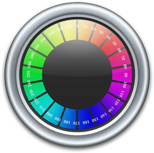 Color Meter Icon Compass Iconset Mcdo Design Illustration Png Color Wheel Png