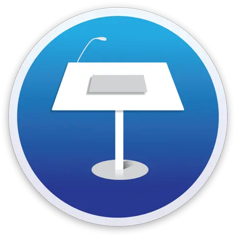 Apple Keynote Icon Podium Png Apple Pages Icon