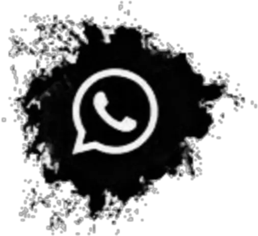 Whatsapp Black Sticker By Mila Icones Social Media Black Png Whatsapp Transparent Logo