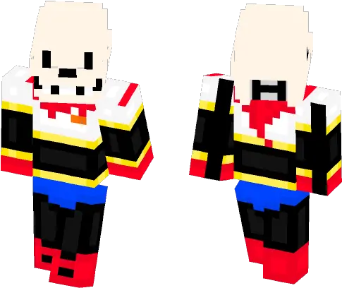 Download Papyrus Undertale Minecraft Skin For Free Minecraft Heroes Skin Png Undertale Logo Transparent