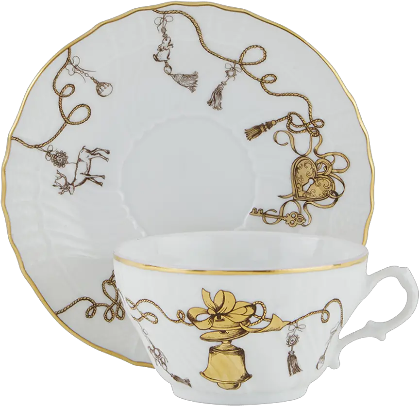 Tea Set For Two Charm Richard Ginori Ceramic Png Tea Set Png