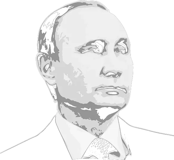 Vladimir Putin Black And White Kids T Shirt Hair Design Png Putin Icon