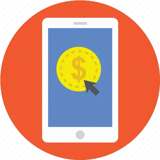 Pay Per Click Ppc Icon Smartphone Png Paid Advertising Icon