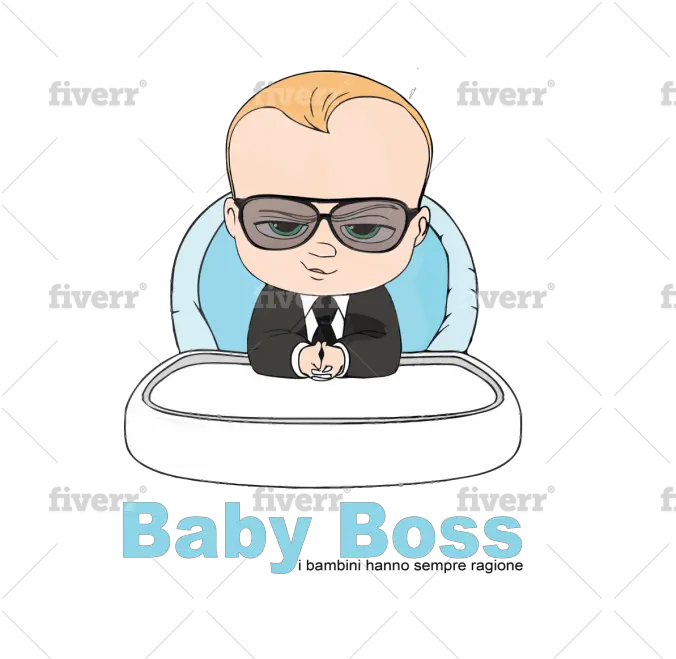 Make Cute Baby Or Shop Logo Cartoon Png Boss Baby Logo