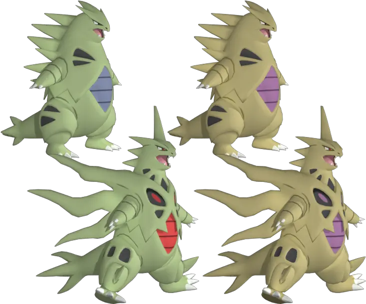 3ds Pokemon Tyranitar 3d Model Png Tyranitar Png