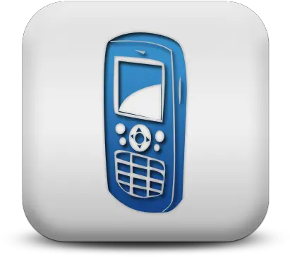 Blue Mobile Phone Icon Web Icons Png Feature Phone Mobile Phone Icon Png