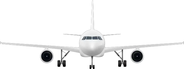 Library Of Airplane Front Banner Png Front View Airplane Png Air Plane Png