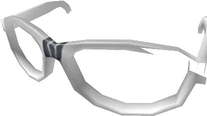 White Nerd Glasses By Bbjfp Roblox Transparent Material Png Nerd Glasses Png