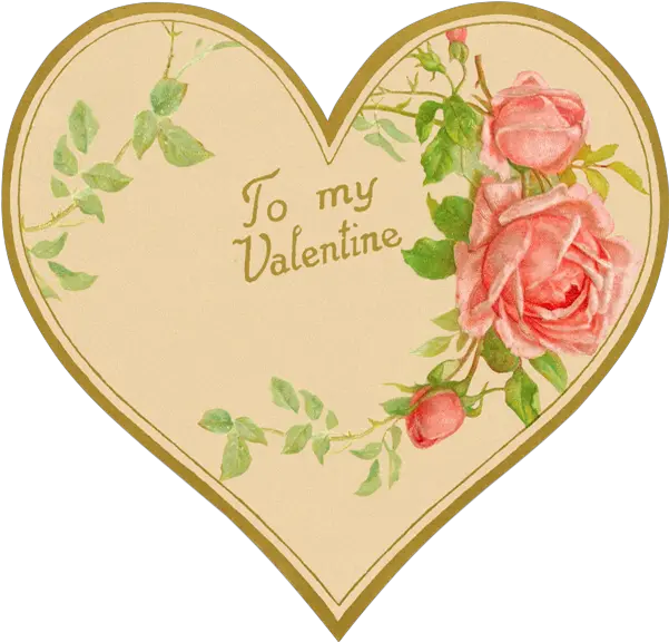 Coeur Png St Valentin To My Valentine Heart Garden Roses Valentine Heart Png