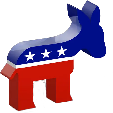 Political Horse Mammal Party Democratic Logo For The Democratic Party Transparent Png Donkey Transparent
