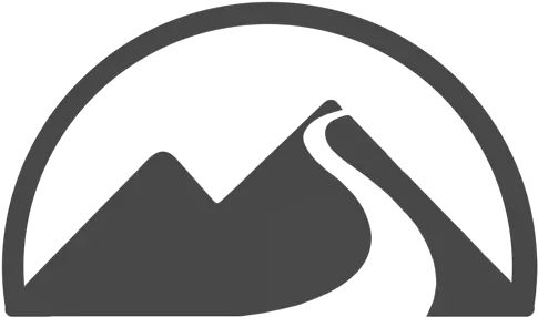 Summit Mountain With Path Logo Png Mountain Logo