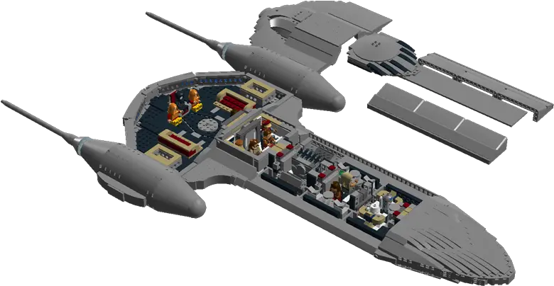 Download Hd Naboo Royal Starship 09 Lego Star Wars Starships Png Starship Png