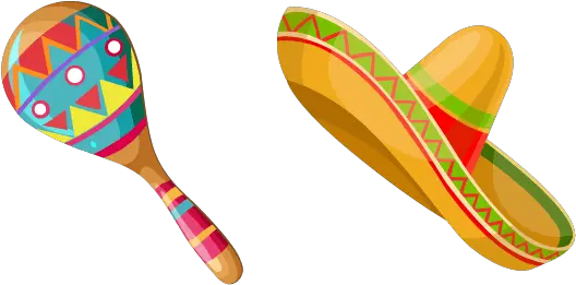 Mexico Maraca And Sombrero Cursor U2013 Custom Browser Clip Art Png Maraca Png