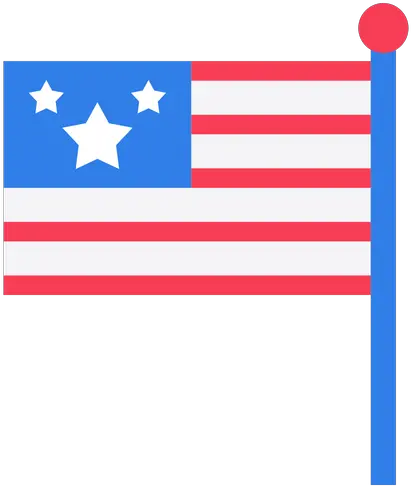 American Flag Icon Of Flat Style American Png American Flag Icon