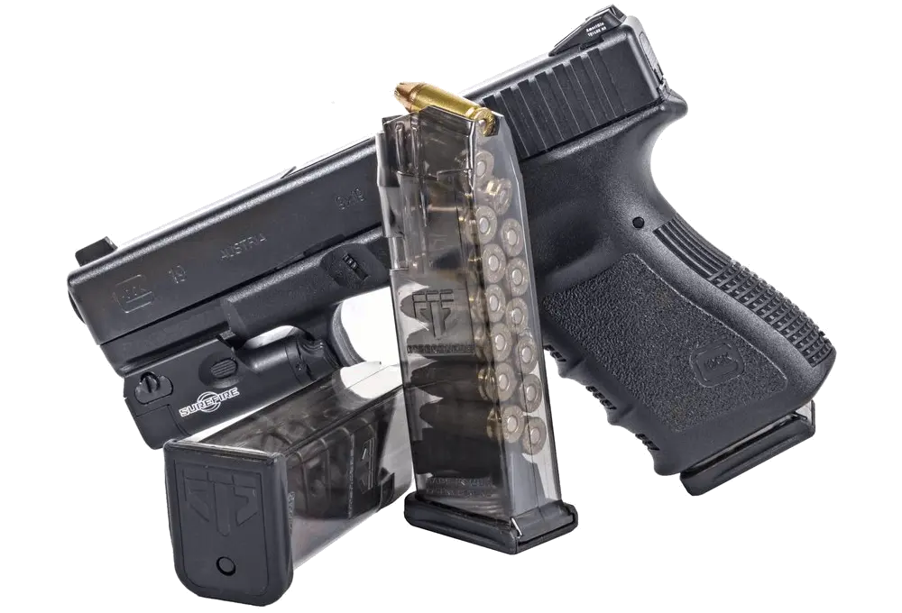 Banner Transparent Handgun Showdown Glock 15 Round Magazine Png Glock Png