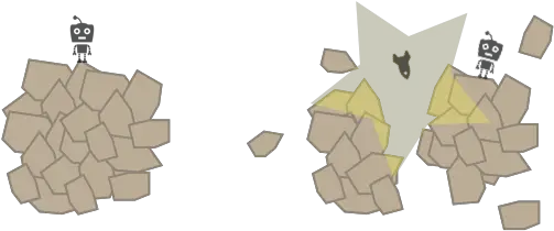 Making A Planet Made Of Rubble 2d Physics Unity Answers 2d Rubble Png Rubble Png