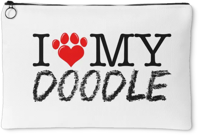I Heart My Doodle Small Accessory Pouch Love Png Heart Doodle Png