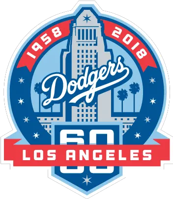 Dodgers Unveil 60th Anniversary Logo Dodgers 60th Anniversary Logo Png Dodgers Png