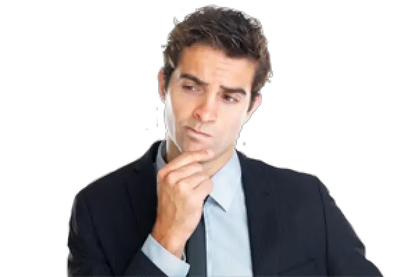 Person Transparent Png Clipart Man In Suit Thinking Person Thinking Png