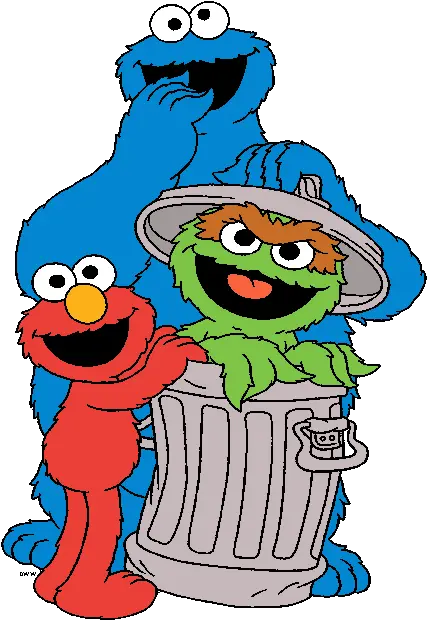 Library Of Telly Sesame Street Face Sesame Street Cartoon Characters Png Elmo Transparent