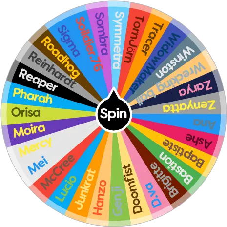 What Overwatch Character Are You Spin The Wheel App Circle Png Doomfist Png