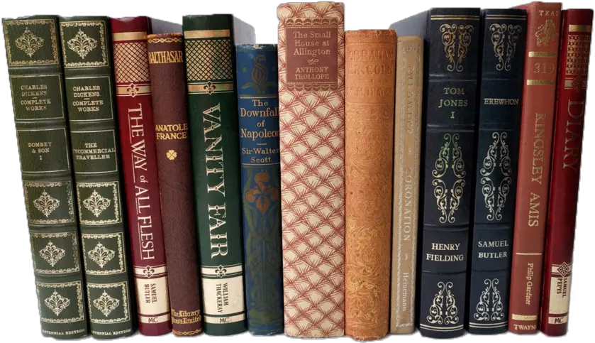 Download Hd The Open Book Classic Books Row Of Books Png Clear Background Transparent Book Open Books Png