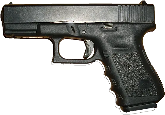 Handgun Clear Background Transparent Glock 19 Black Png Pistol Transparent Background