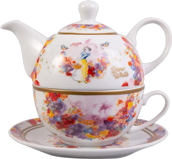 Disney Snow White Tea For One Set Disney Tea For One Png Tea Set Png
