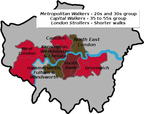 Inner London Ramblers Inner South East London Png Group Of People Walking Png