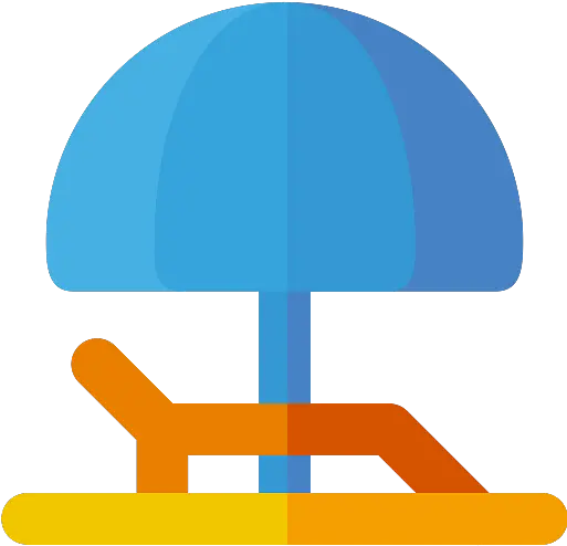 Lounge Chair Under Umbrella Icon Transparent Png Stickpng Hammock Umbrella Icon Png