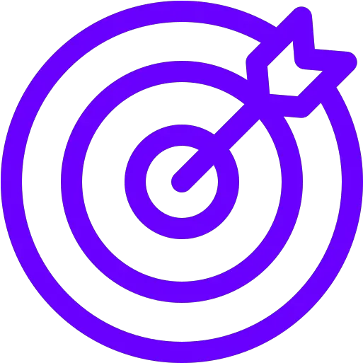 Edgy B2b Lead Generation Building B2b Category Leaders Career Objective Symbol For Resume Png Target Icon Purple