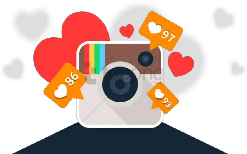 Instagram Logo Png Hd With Like Icon Instagram Likes And Comments Png Instagram Likes Icon