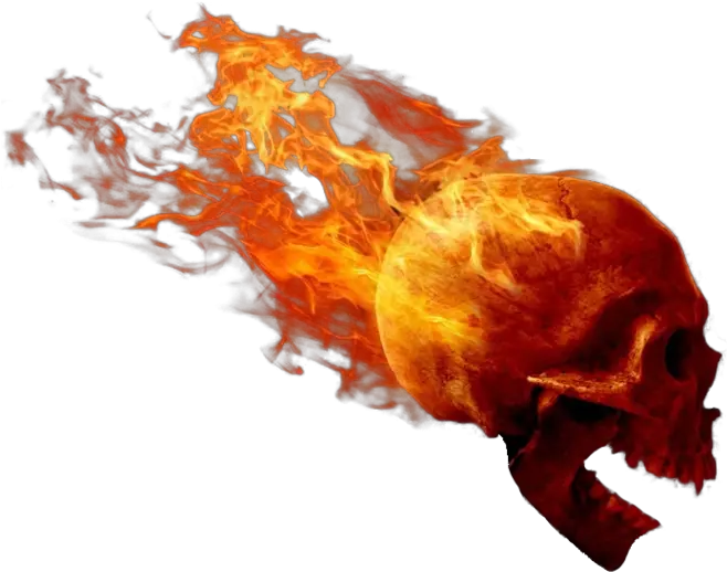 Explosion Fire Bomb Boom Nuke Fire Skull Png Fire Explosion Png