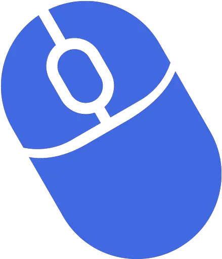 Royal Blue Mouse 3 Icon Free Royal Blue Computer Hardware Black Mouse Icon Png Pc Mouse Icon