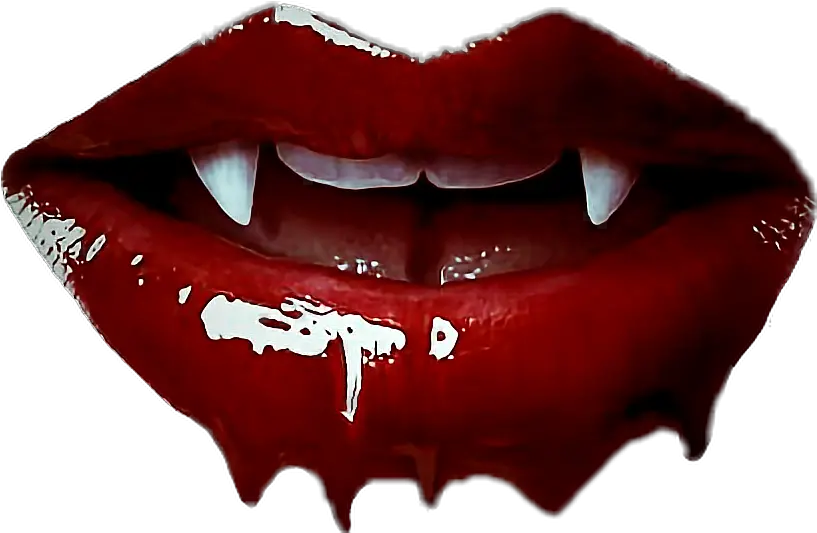 Vampire Blood Mouth Png Transparent Vampire Fangs With Blood Vampire Fangs Png
