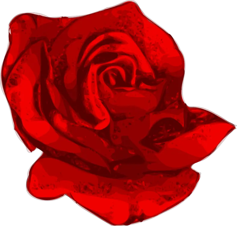 Flower Red Free Vector Graphic On Pixabay Transparent Vector Flowers Red Png Single Rose Png