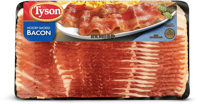 Hickory Smoked Regular Sliced Bacon Tyson Brand Turkey Bacon Png Bacon Transparent