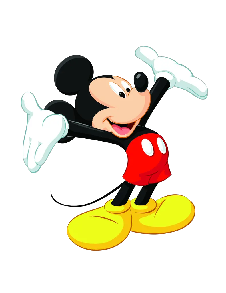 Mickey Mouse Black And White Png