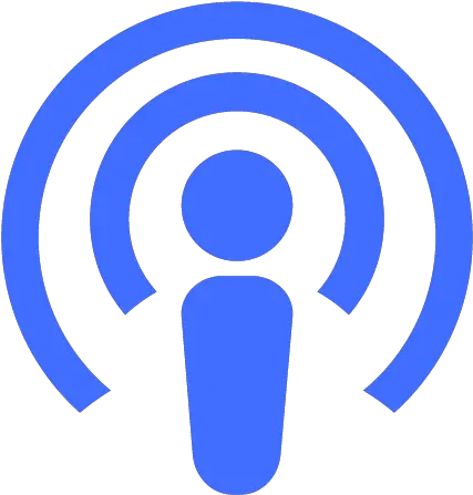 Podcasting Plan Podcast Icon 426x446 Png Clipart Download Apple Podcast Icon Blue Podcast Icon