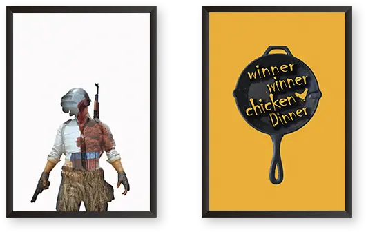 Winner Chicken Dinner Frame Winner Png Chicken Dinner Png