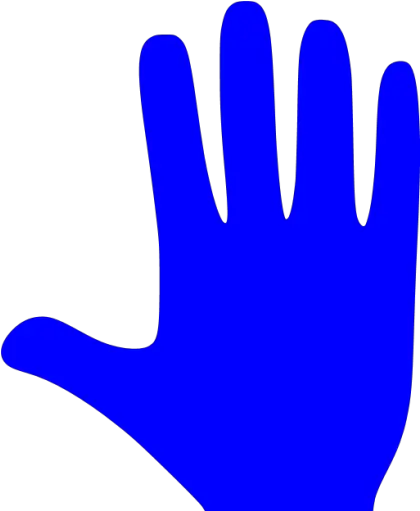 Blue Whole Hand Icon Free Blue Hand Icons Blue Hand Icon Png Computer Hand Icon Png