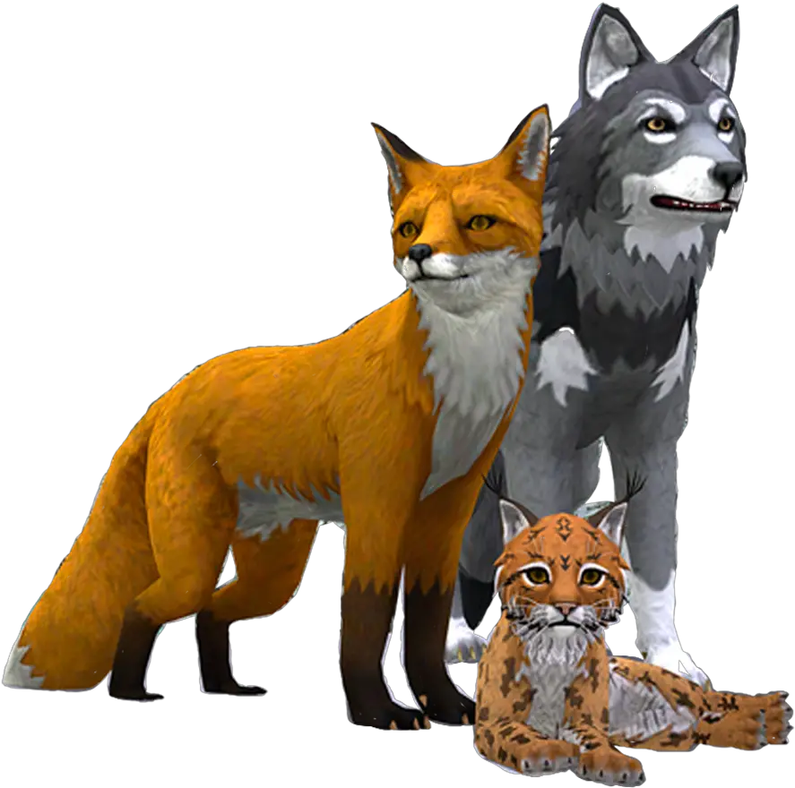 Adventure As A Wolf Fox Wildcraft Animal Sim Online 3d Png Lynx Png