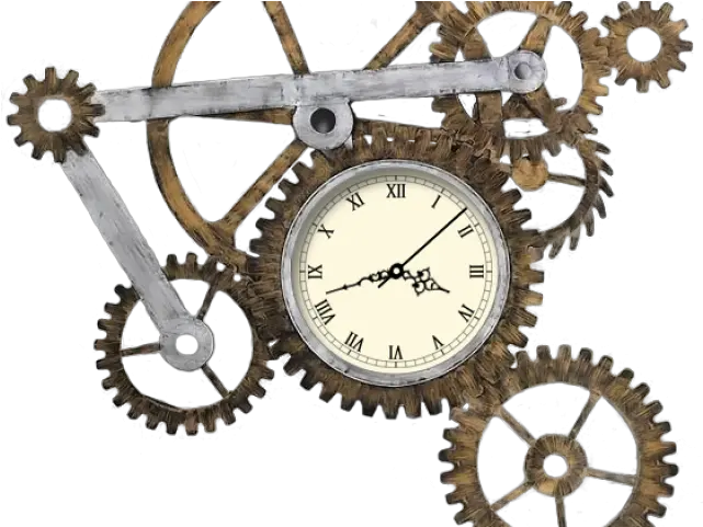 Steampunk Gear Clipart Transparent Steampunk Clock Png Gear Clipart Transparent