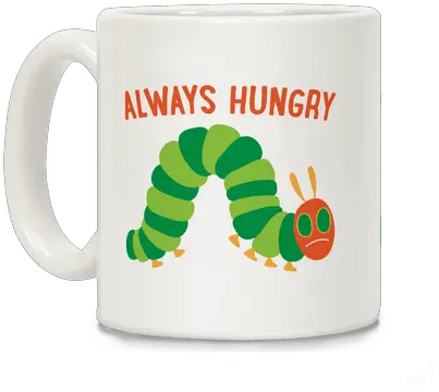 Download Always Hungry Caterpillar Coffee Mug Christmas Mug Png Caterpillar Transparent Background