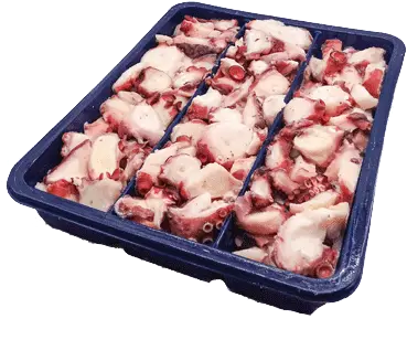 Sliced Spanish Octopus Tentacles Cooked 1325oz Food Storage Containers Png Tentacles Transparent