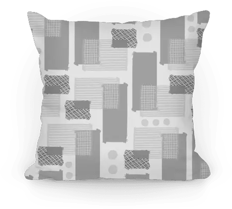 Gray Geometric Pattern Pillows Lookhuman Cushion Png Geometric Pattern Png