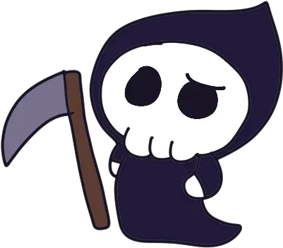 Kawaii Grim Reaper By Emeraldia Thekitty On Newgrounds Clip Art Png Grim Reaper Png