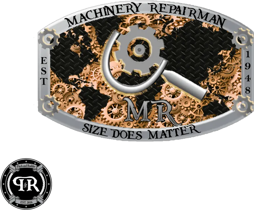 Custom Rm Belt Buckle Machinery Repairman Png