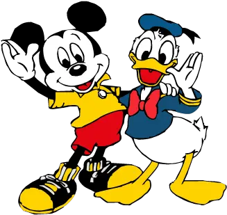 Mickey Mouse Donald Duck Vector Logo Cartoon Mickey Mouse And Donald Duck Png Mickey Logo